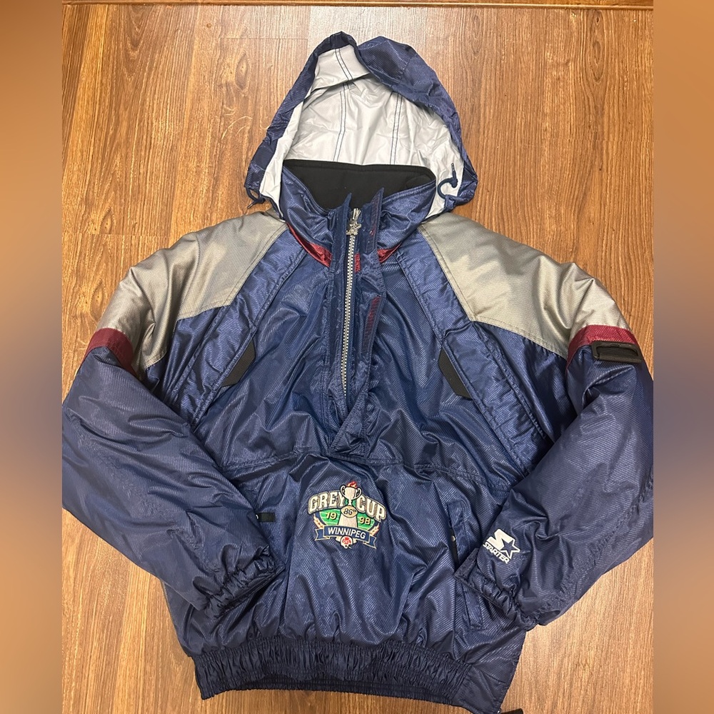 Vintage CFL Grey Cup STARTER Jacket Football 1998 - Medium to Large